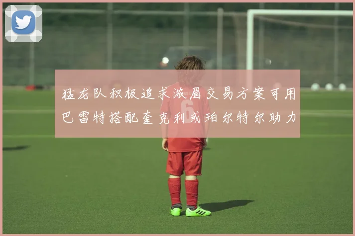 猛龙队积极追求浓眉交易方案可用巴雷特搭配奎克利或珀尔特尔助力交易