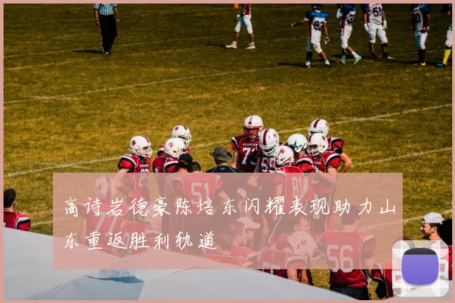 高诗岩德豪陈培东闪耀表现助力山东重返胜利轨道